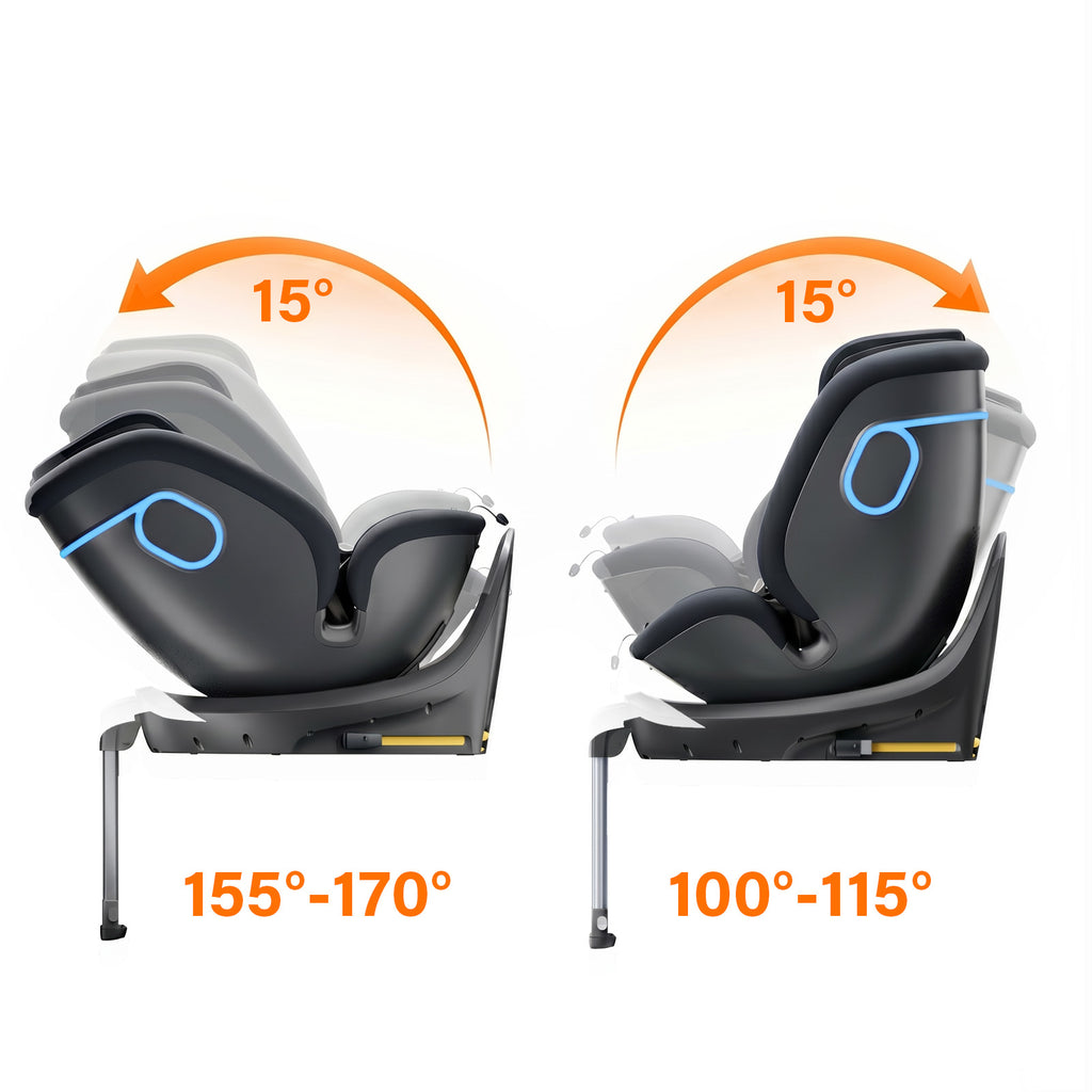 Fenarrio AS5 Kindersitz mit Kühlung & Sprachassistent | i-Size ECE R129, 40–150 cm