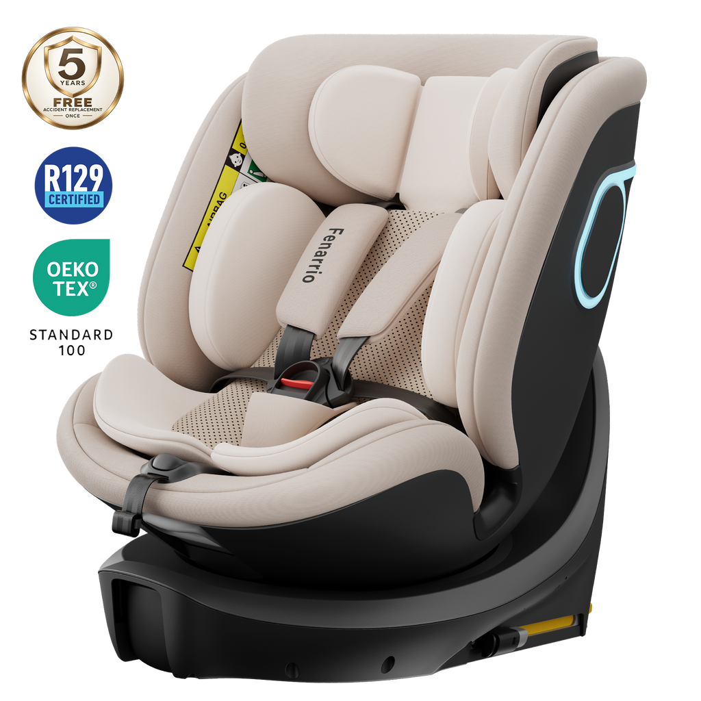 Fenarrio AS5 Kindersitz | 5 Jahre Unfallersatz | Smart Cooling & Sprachassistent