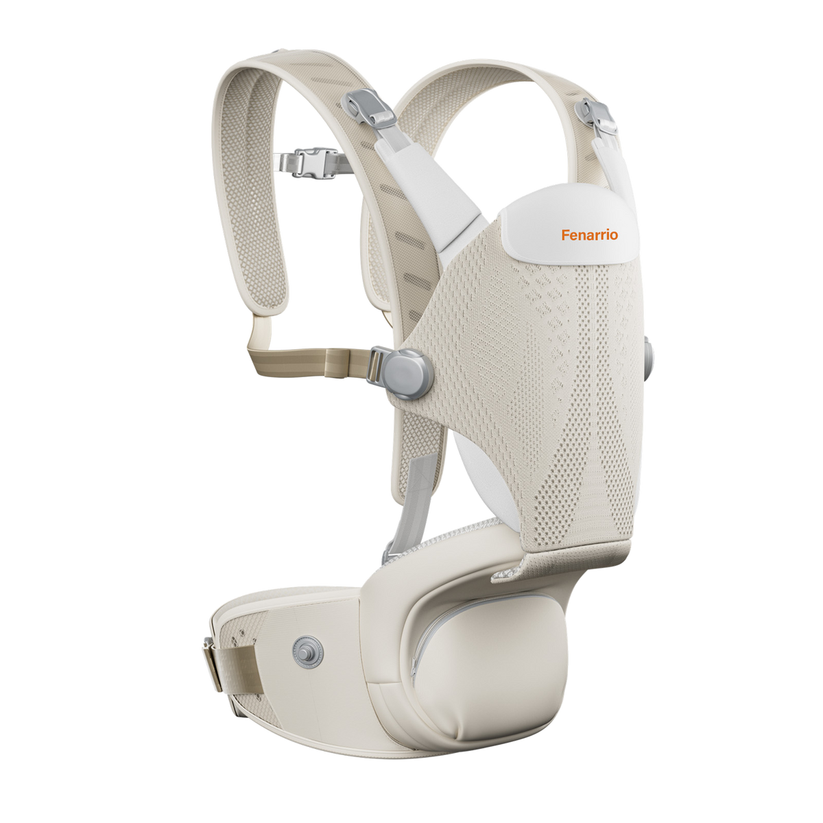 Fenarrio Ergonomische Babytrage mit Hüftsitz | IGR-zertifiziert | 4D-Druck-Technologie