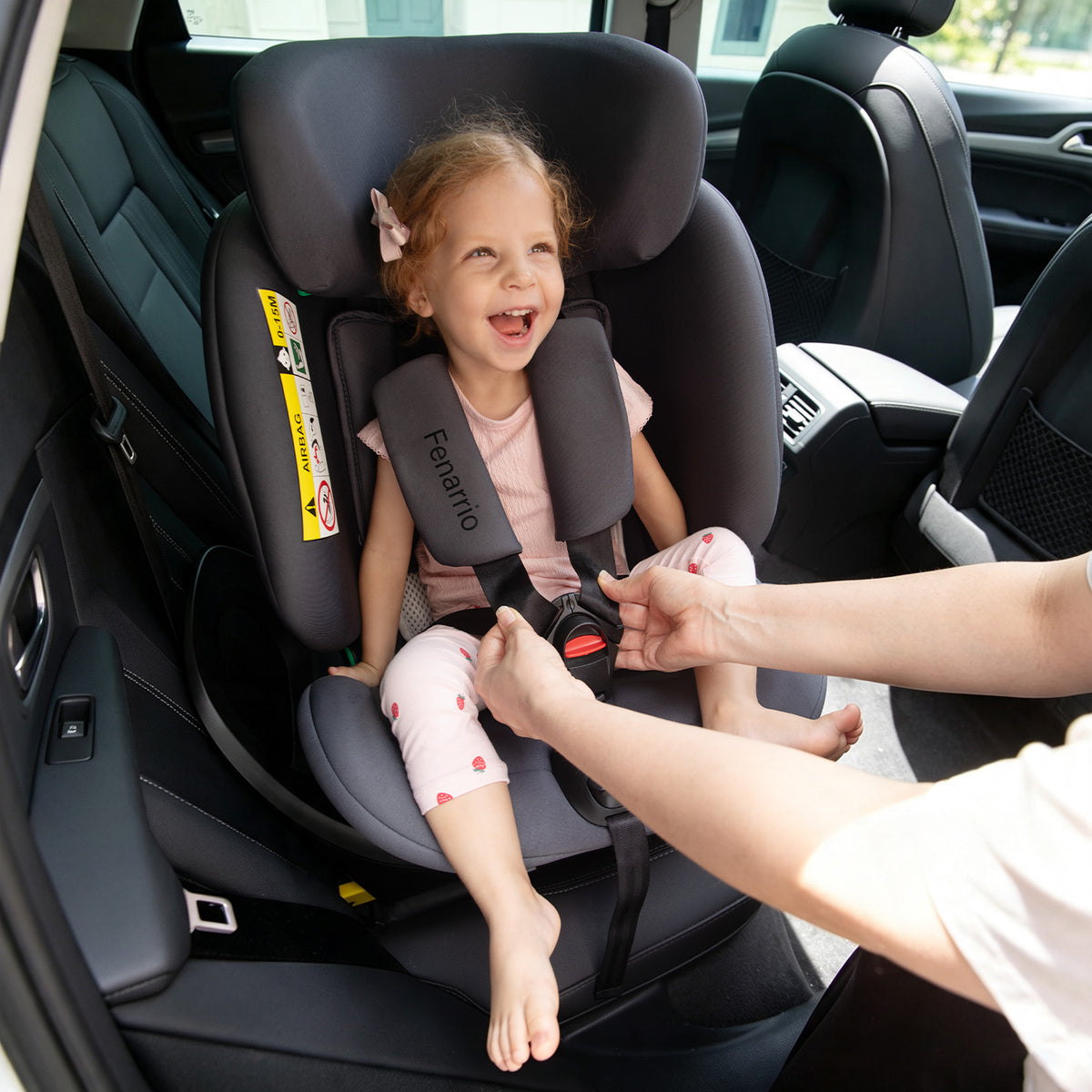 Fenarrio AS5 Kindersitz | 5 Jahre Unfallersatz | Smart Cooling & Sprachassistent
