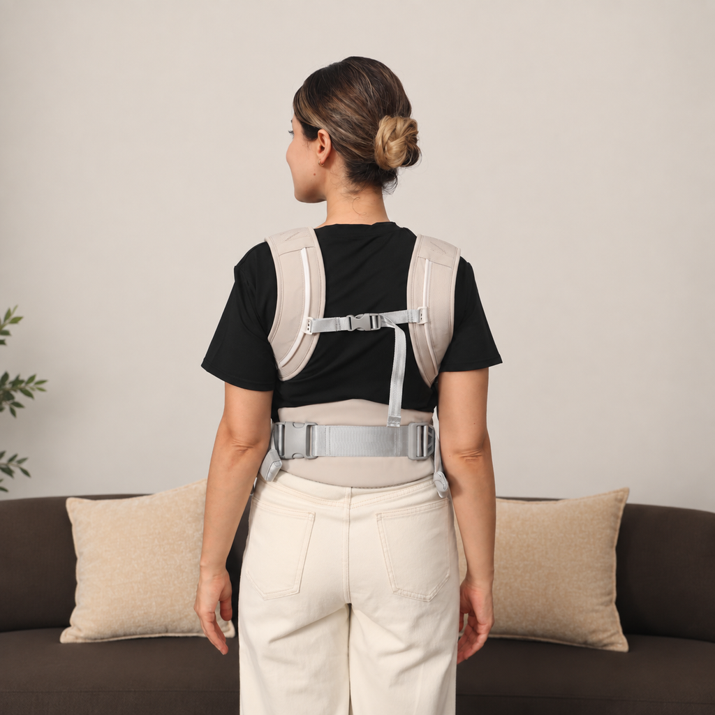 Fenarrio 4D-Geprinte Ergonomische Draagzak | Lichtgewicht, Ademend, 3 Draagposities